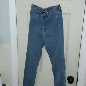H&M High Waisted Medium Wash Jeggings